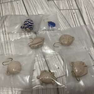 Miniature Nautical Ocean Sea Life Ornaments, Jewelry Parts 23 pcs